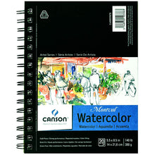 Load image into Gallery viewer, Canson Artist Series Watercolor Books, 20 Shts./Pad
