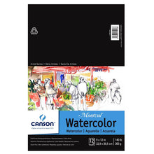 Load image into Gallery viewer, Canson Montval Watercolor Pads, 12 Shts./Pad
