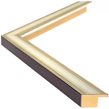 Load image into Gallery viewer, Champagne Metallic Finish Wood Frame