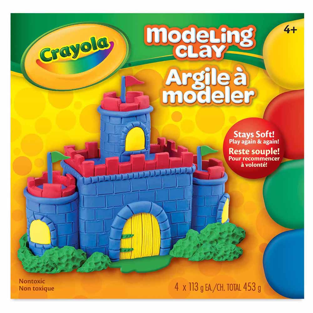 Crayola Modeling Clay 1lb, Classic Colours