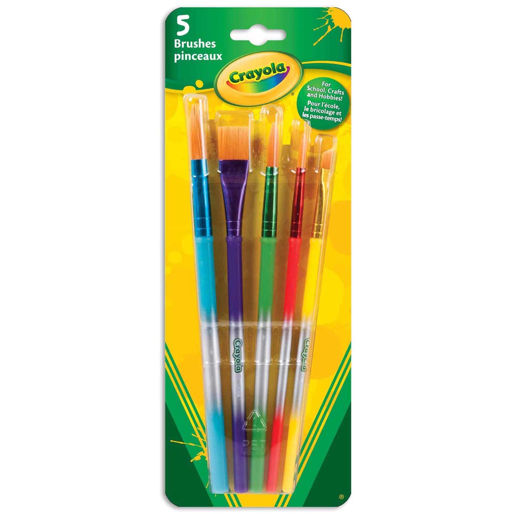 Crayola Variety Brush Set, 5 Count