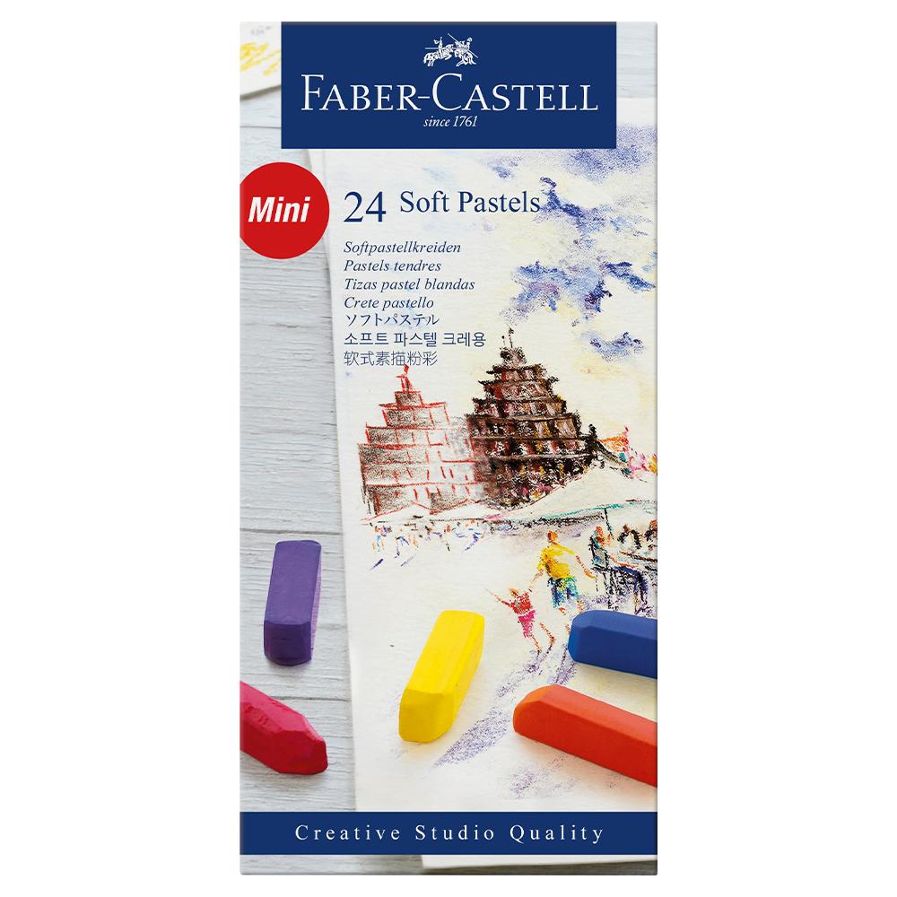 Faber-Castell Creative Studio Soft Pastel Mini, 24-Colour Set