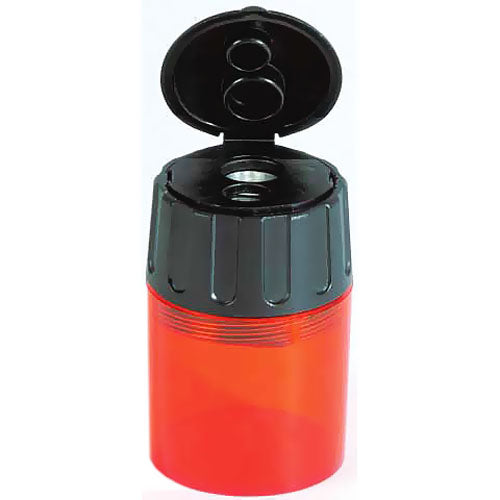 LYRA Twin-hole Canister Sharpener - Red