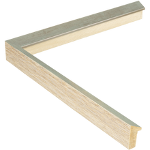 Load image into Gallery viewer, Nickel Metallic Finish Wood Frame