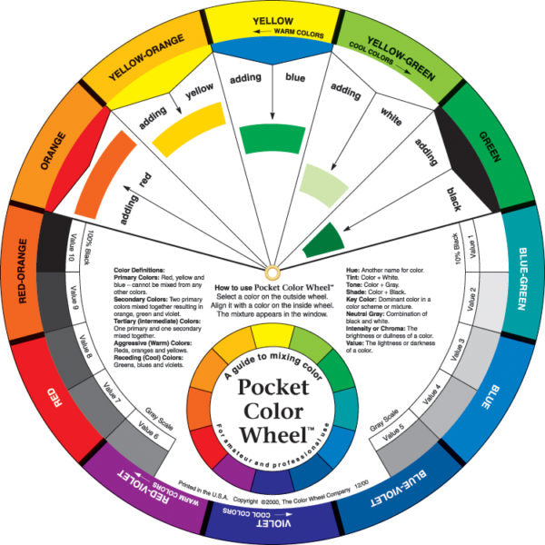 Color Wheel Co Pocket Color Wheel (5 1/8″ Diameter)