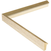 Load image into Gallery viewer, Soft Gold Metallic Finish Wood Frame