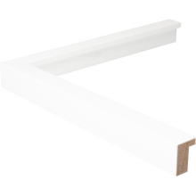 Load image into Gallery viewer, White Contemporary Wood Frame