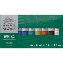 Load image into Gallery viewer, Winsor &amp; Newton Winton Oil Colour 10x21ml Tube Set
