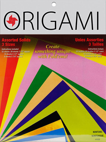 Yasutomo Origami Paper 55 Assorted/Sht - Small