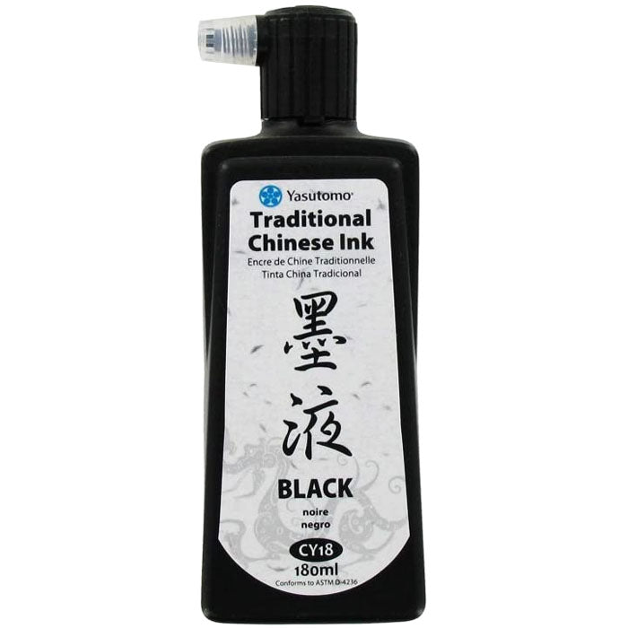 Yasutomo Traditional Chinese Ink 180ml Black