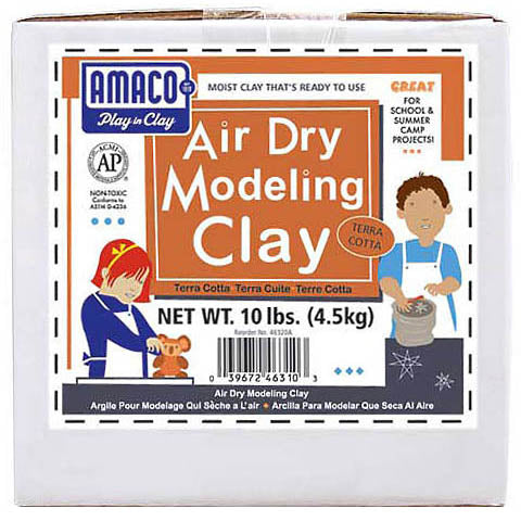 Air Dry Modeling Clays, 10 lbs. (4.5 kg)