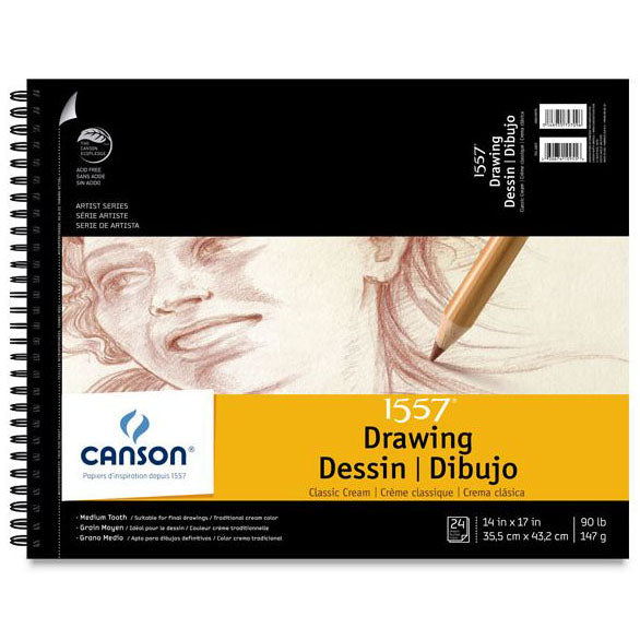 Canson Artist Series Classic Cream Drawing Pad, 14