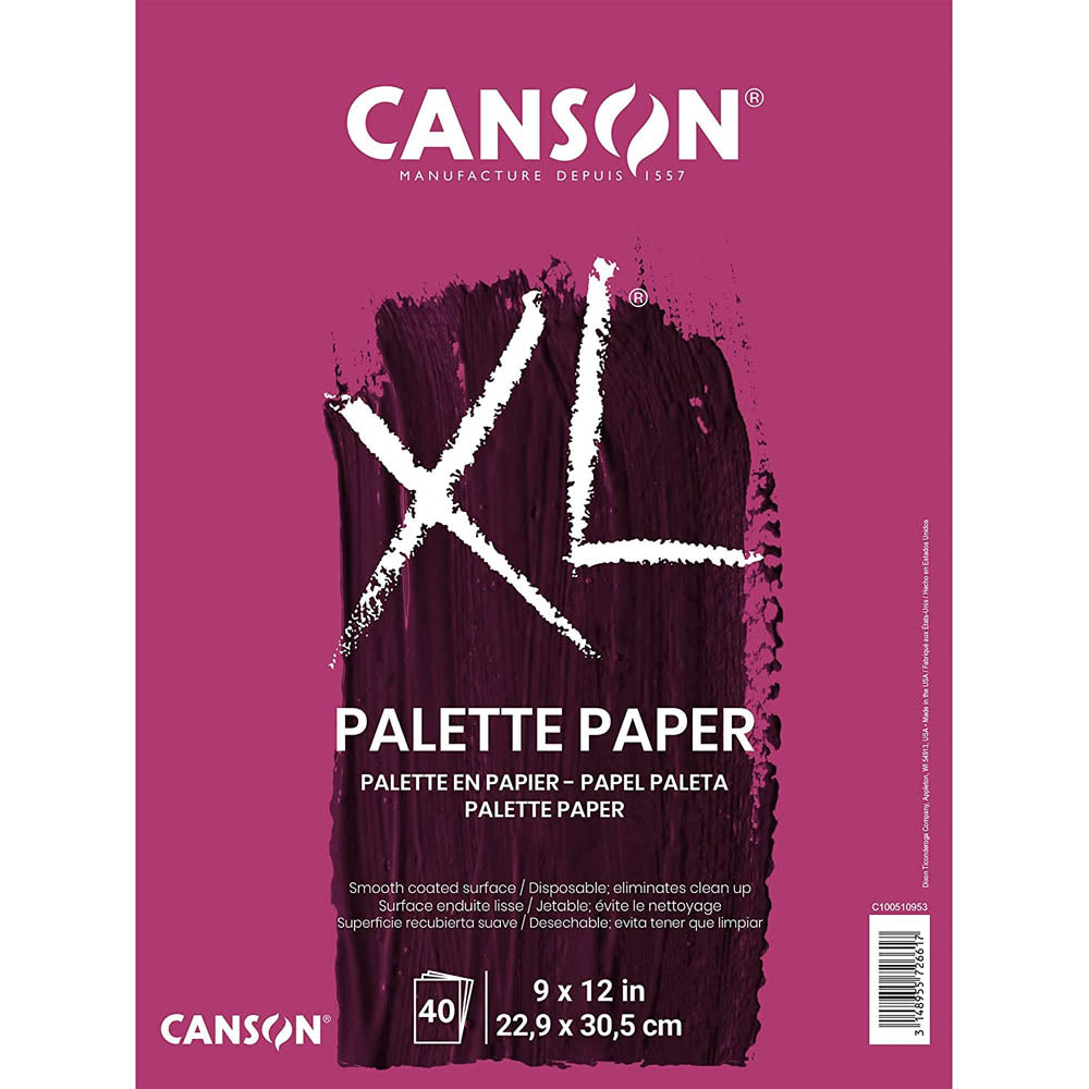 Canson Foundation Disposable Palette Pad, 40 Shts./Pad