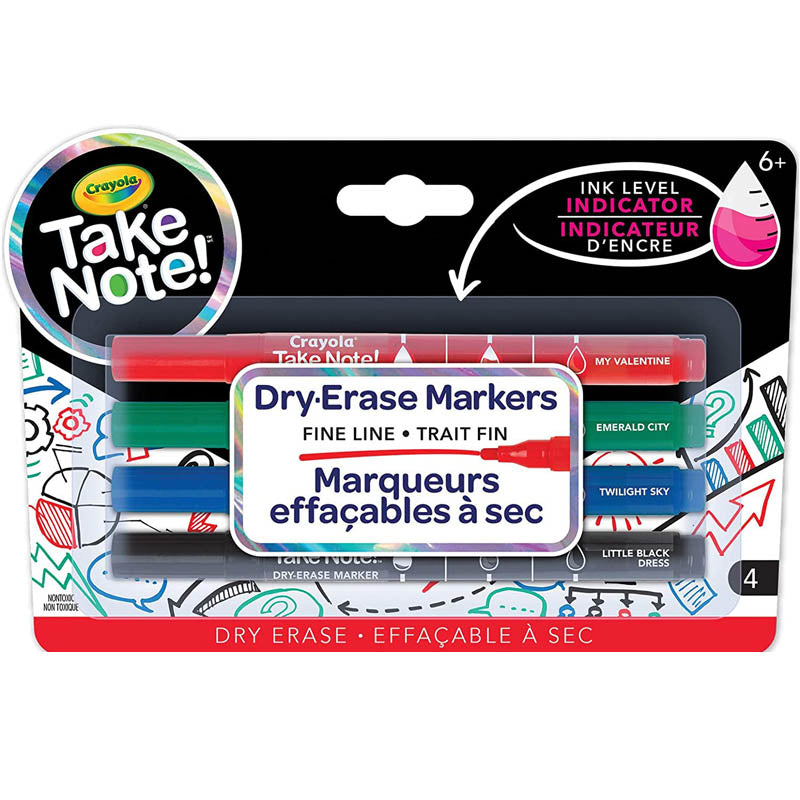 Crayola Dry Erase Fine Markers
