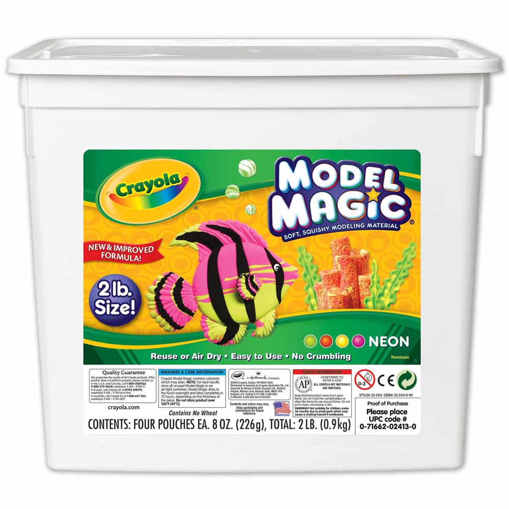Crayola Model Magic 2lb Bucket, Neon