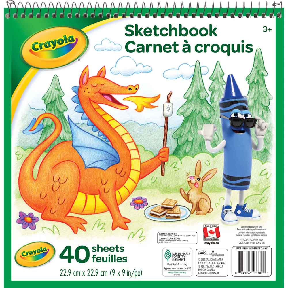 Crayola Sketchbook, 40 Pages