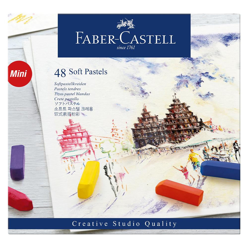 Faber-Castell Creative Studio Soft Pastel Mini, 48-Colour Set
