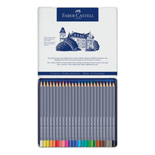 Load image into Gallery viewer, Faber-Castell Goldfaber Aqua watercolour pencil, tin of 24
