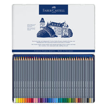 Load image into Gallery viewer, Faber-Castell Goldfaber Aqua watercolour pencil, tin of 36
