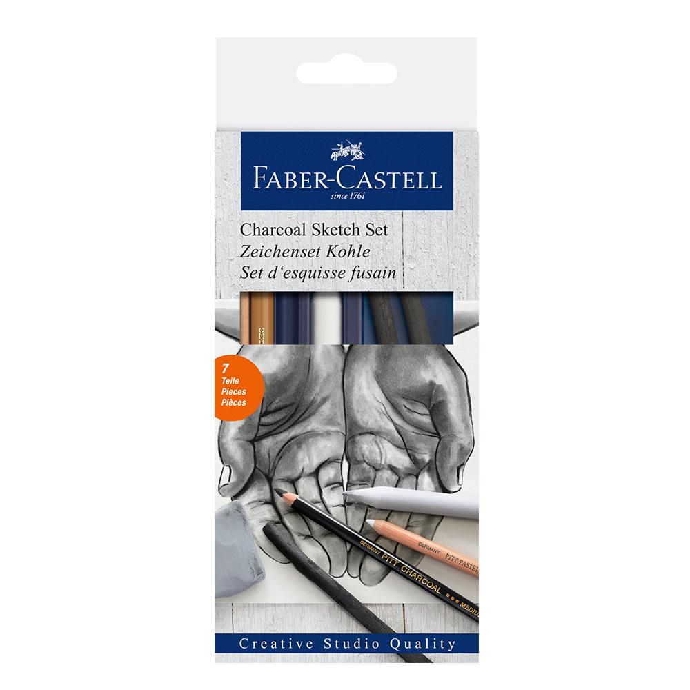Faber-Castell Creative Studio Goldfaber Sketch set, charcoal