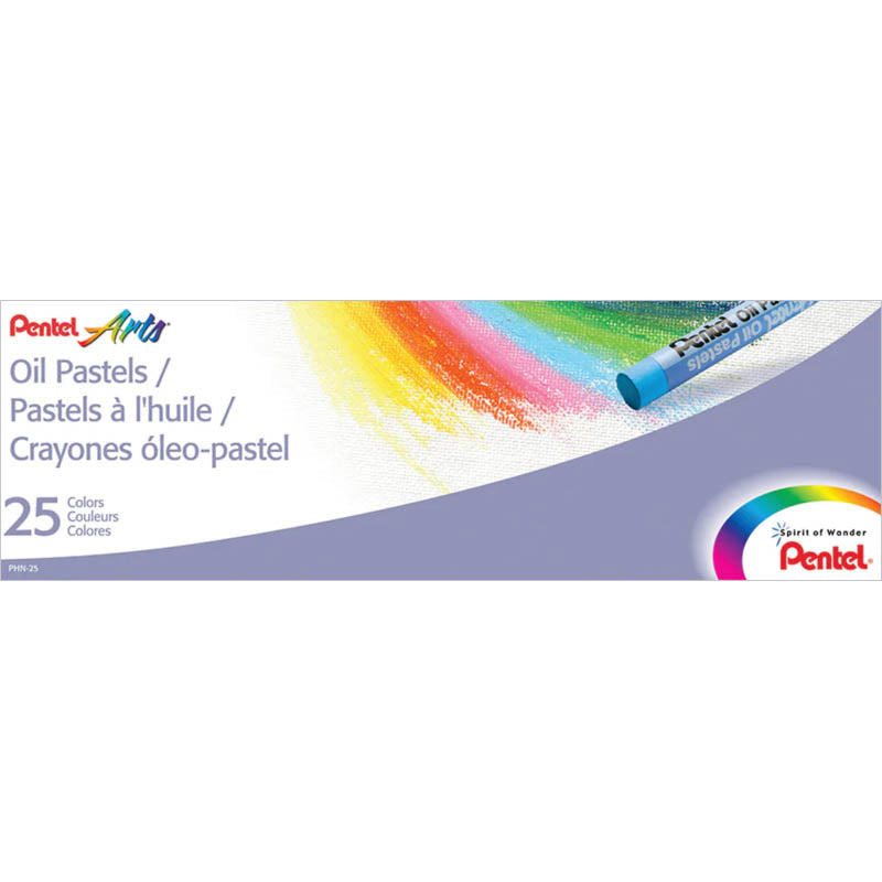 Pentel Oil Pastel Sets, 25 Color Set
