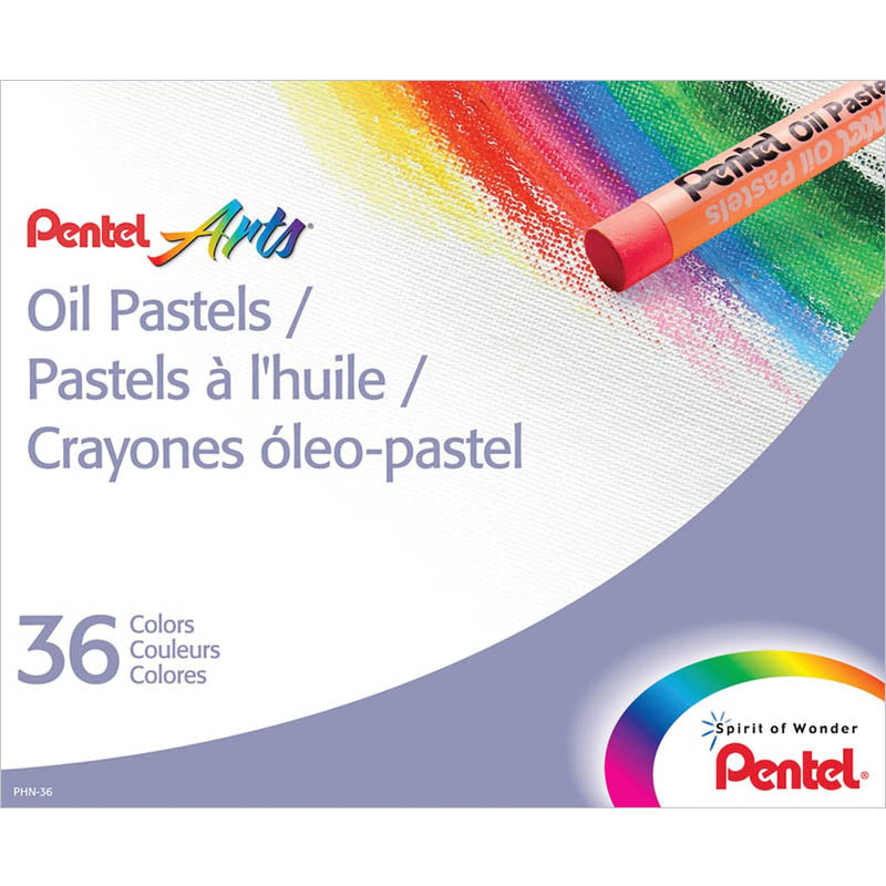 Pentel Oil Pastel Sets, 36 Color Set