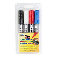 Uchida Bistro Chalk Marker Set, 4-Marker - Broad Tip
