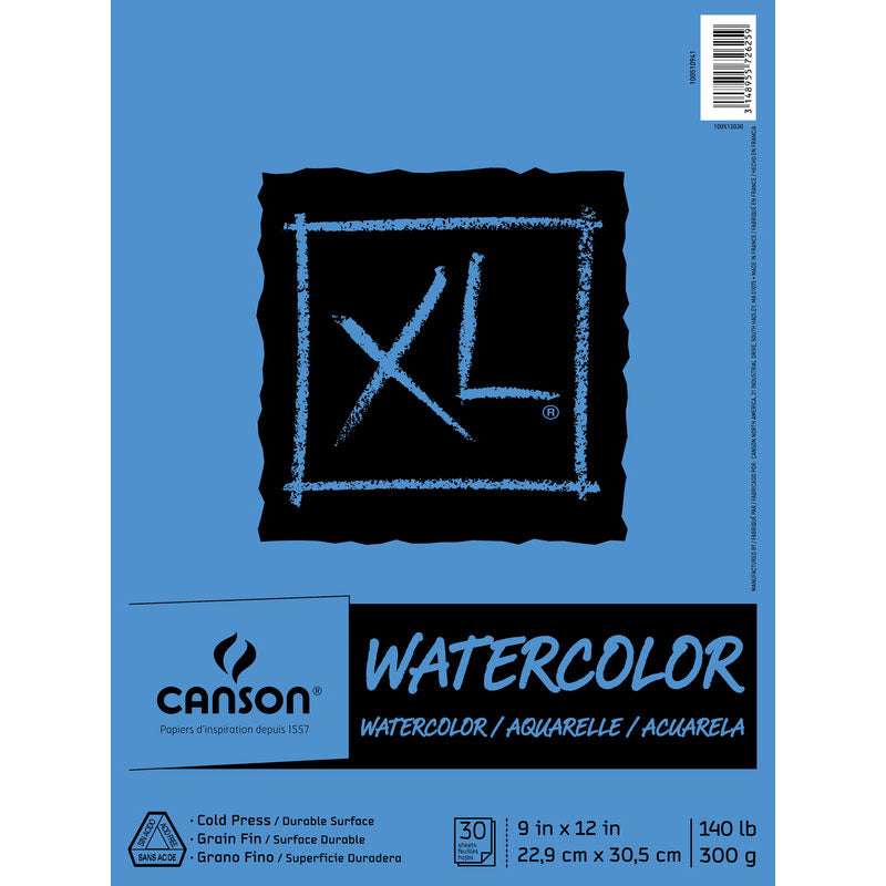 Canson XL Watercolor Pads, 30 Shts./Pad